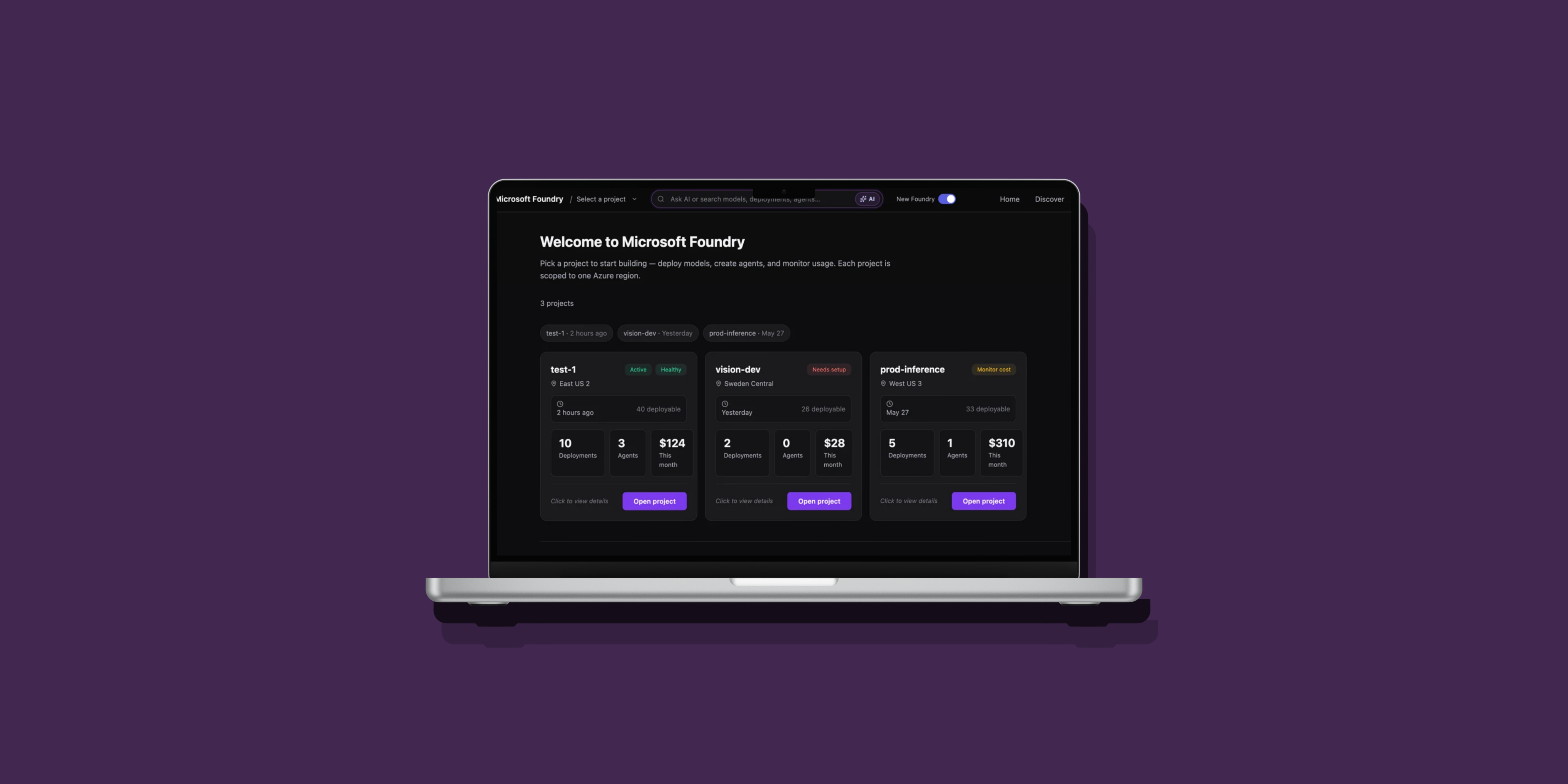 Microsoft Foundry Models page redesign
