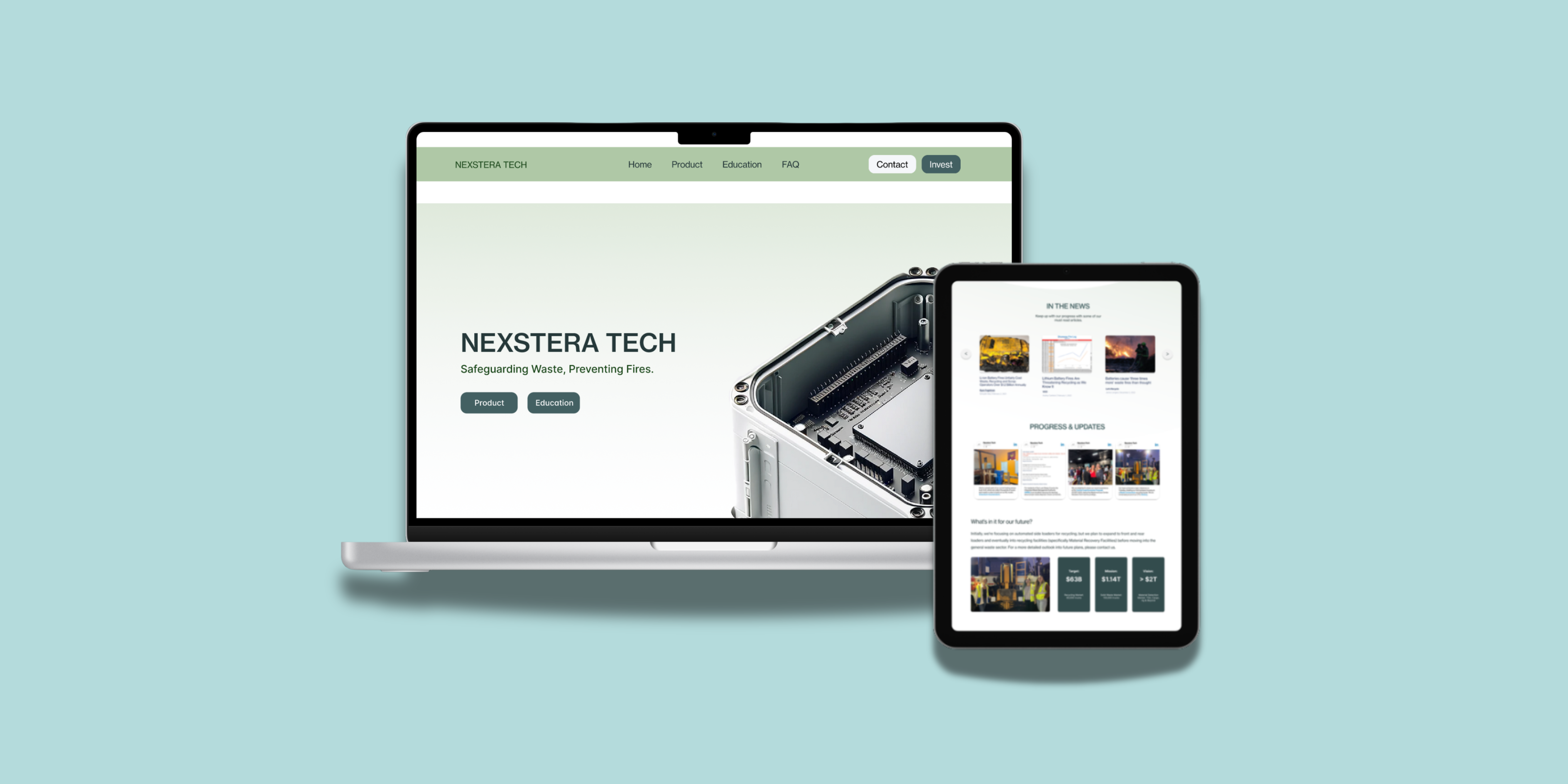 Nexstera Tech website