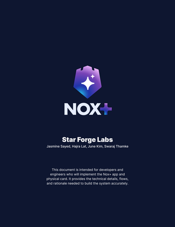 Cover of the Nox+ design handbook